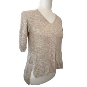 Eileen Fisher karma ripple stitch linen hi low top